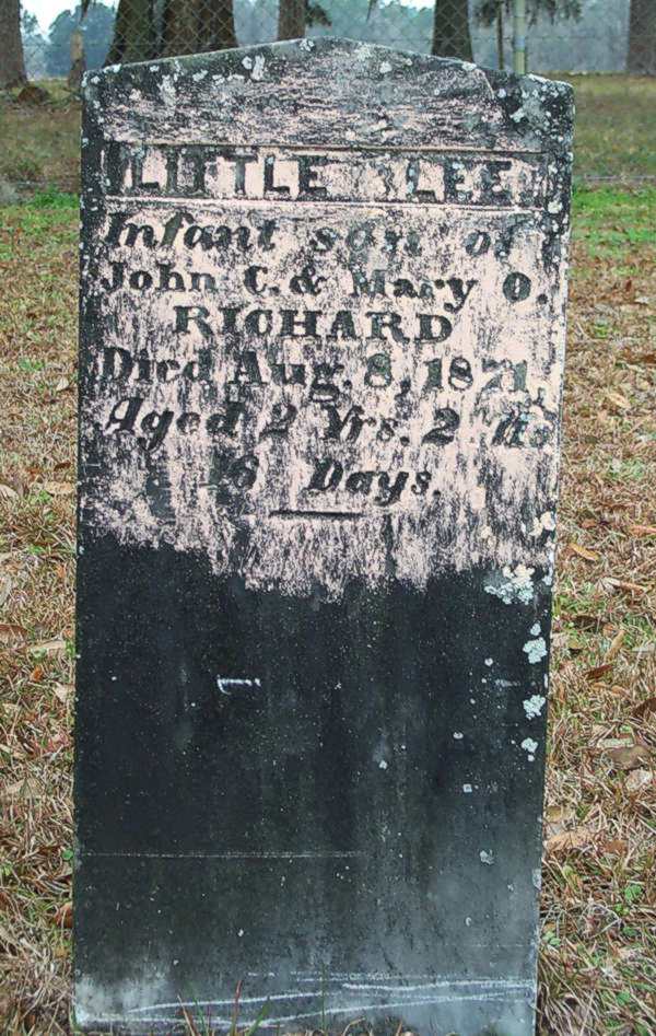 Little Lee Richard Gravestone Photo