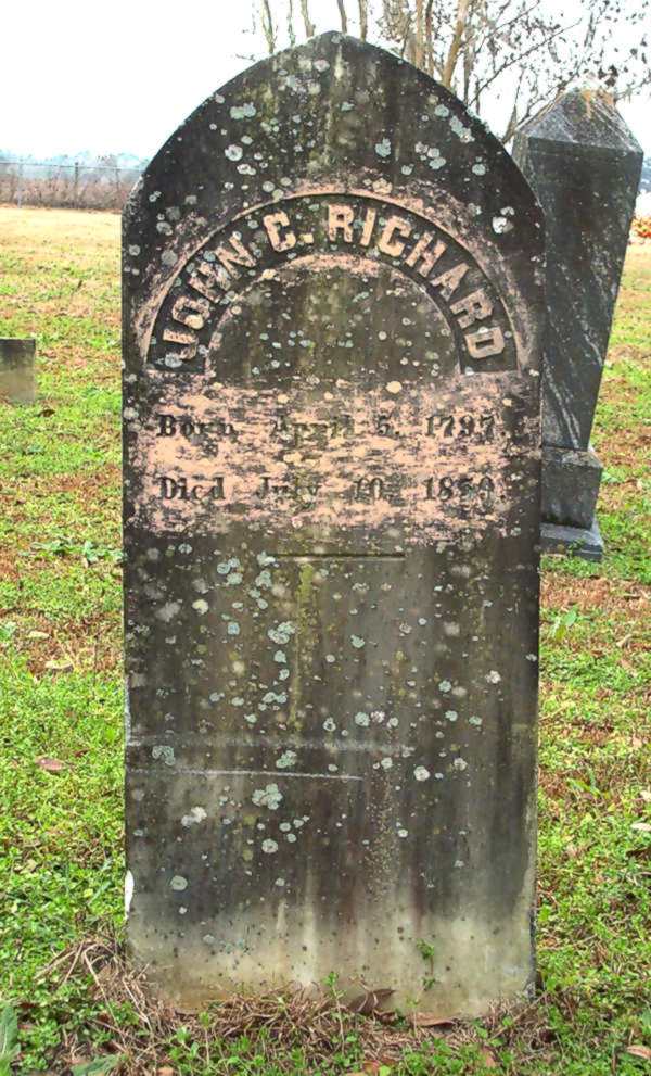 John C. Richard Gravestone Photo