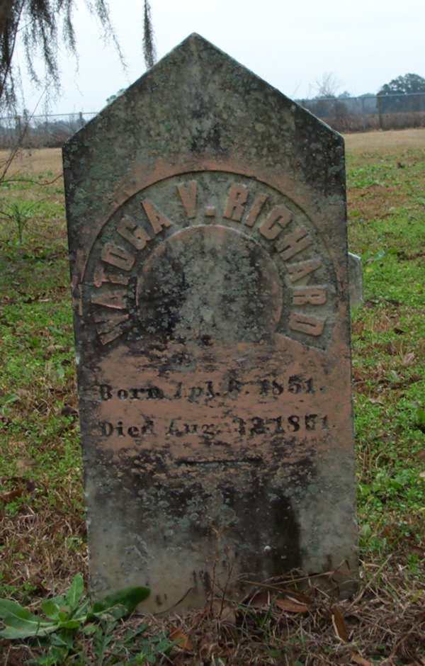 Watoga V. Richard Gravestone Photo