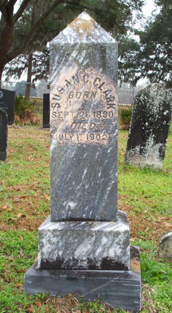 Susan C. Clark Gravestone Photo