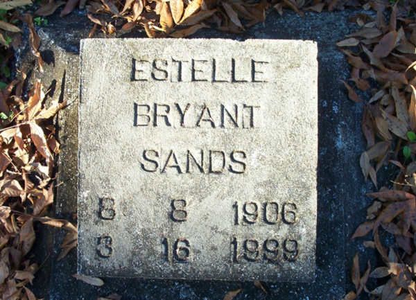 Estelle Bryant Sands Gravestone Photo