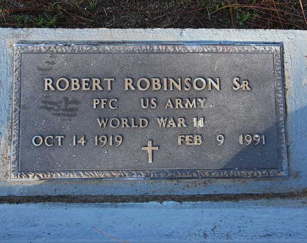 Robert Robinson Gravestone Photo