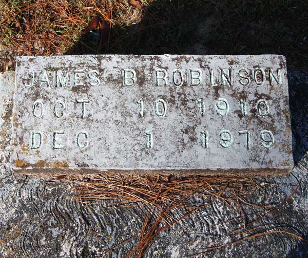 James B Robinson Gravestone Photo