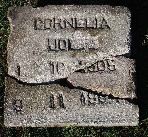 Cornelia Jol** Gravestone Photo
