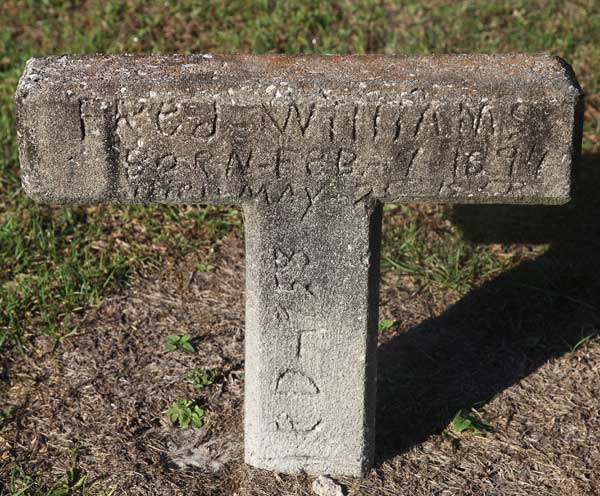 Fred Williams Gravestone Photo
