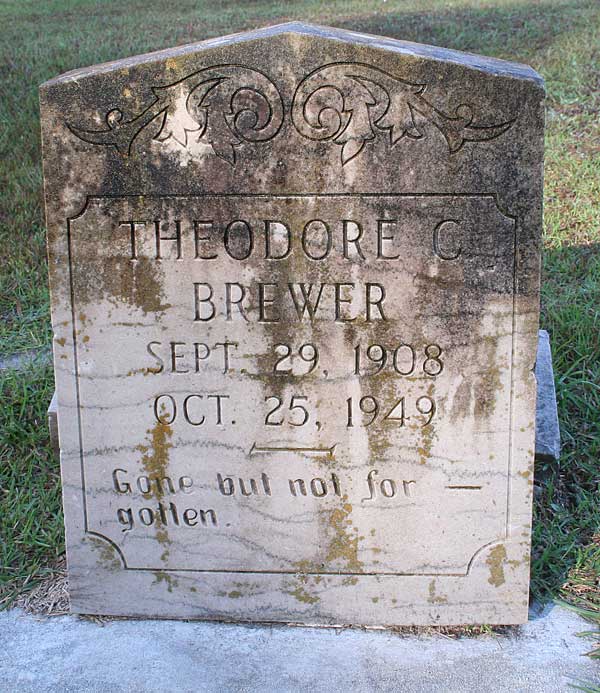Theodore C. Brewer Gravestone Photo