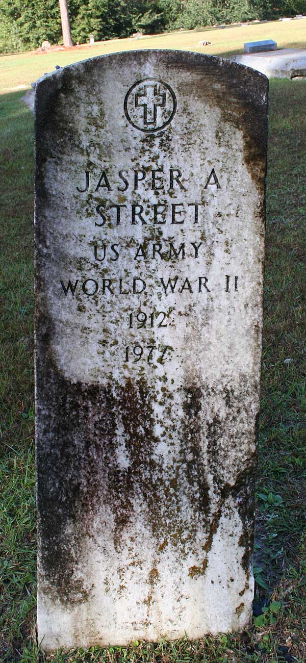 Jasper A. Street Gravestone Photo