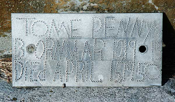 Tom E. Penny Gravestone Photo