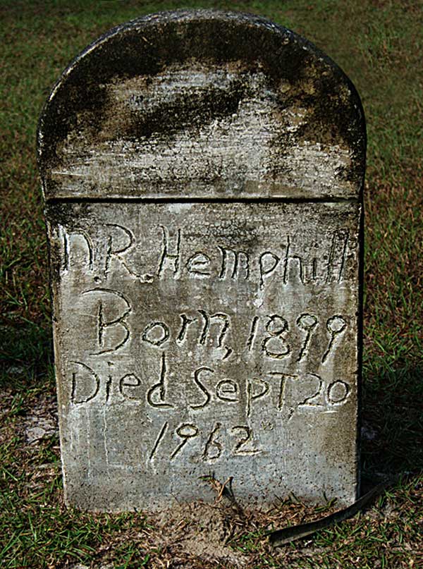 NR Hemphill Gravestone Photo