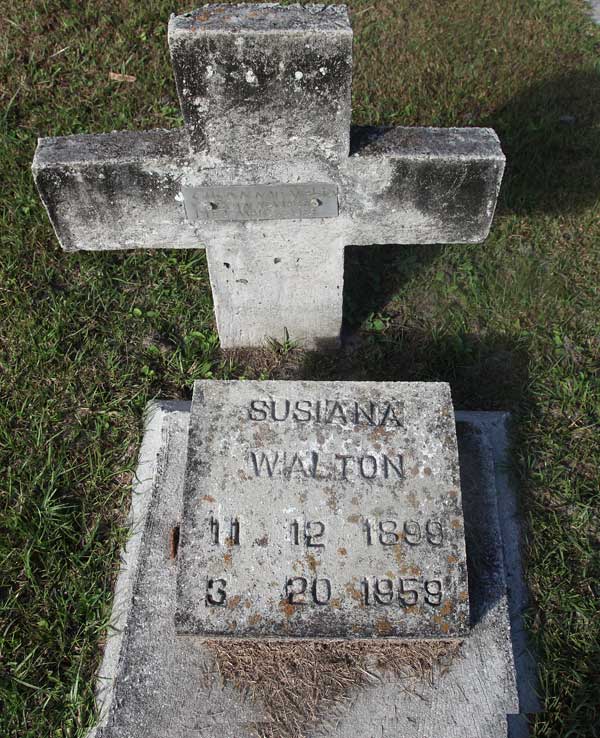 Susiana Walton Gravestone Photo