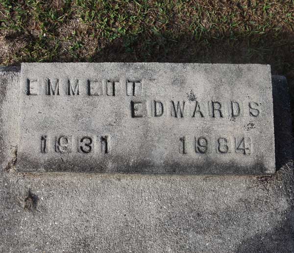Emmett Edwards Gravestone Photo