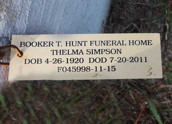 Thelma Simpson Gravestone Photo