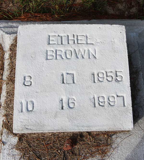 Ethel Brown Gravestone Photo