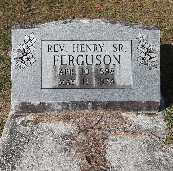Rev. Henry Ferguson Gravestone Photo