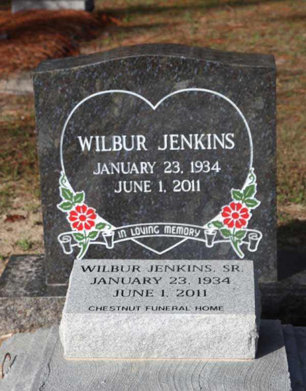 Wilbur Jenkins Gravestone Photo