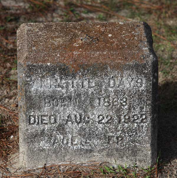 Annette Days Gravestone Photo