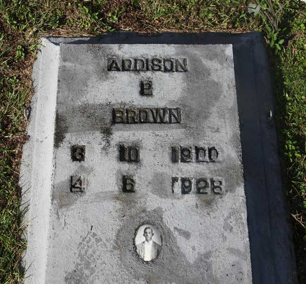 Addison B. Brown Gravestone Photo
