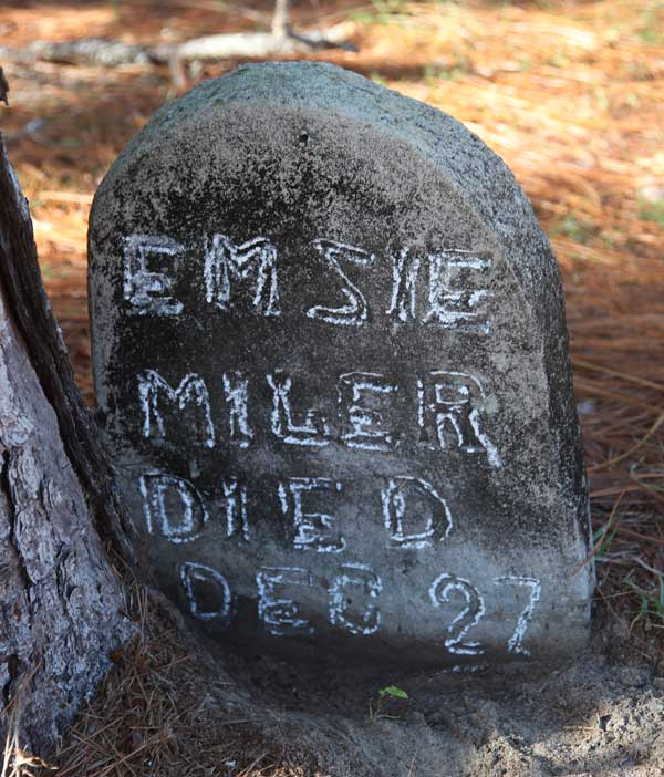 Emsie Miler Gravestone Photo
