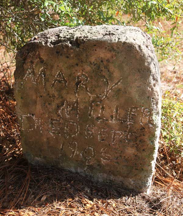 Mary Miller Gravestone Photo
