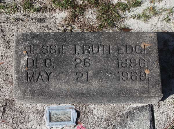 Jessie I. Rutledge Gravestone Photo