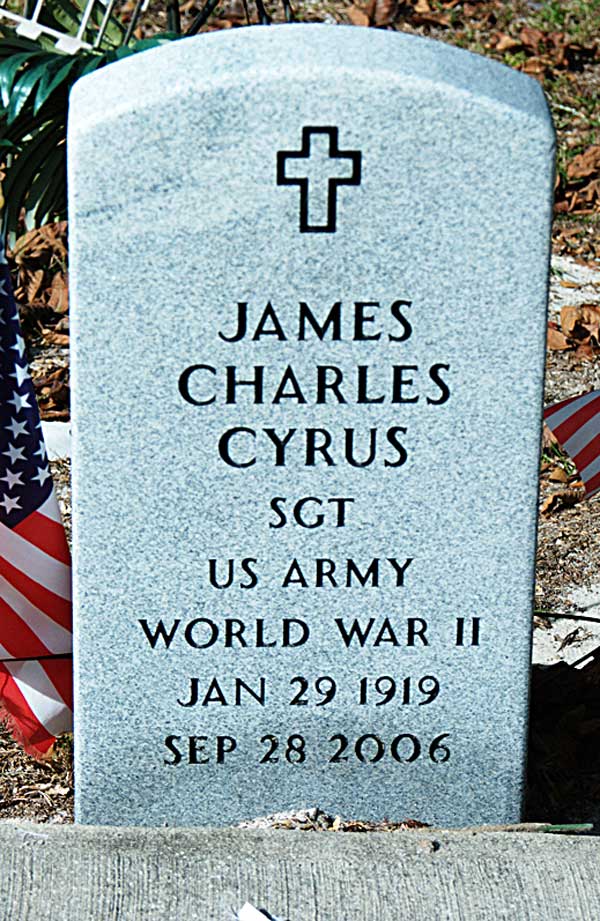 James Charles Cyrus Gravestone Photo