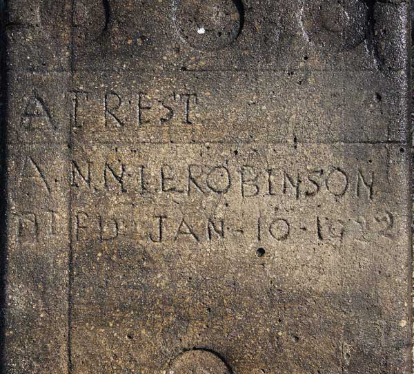 Annie Robinson Gravestone Photo