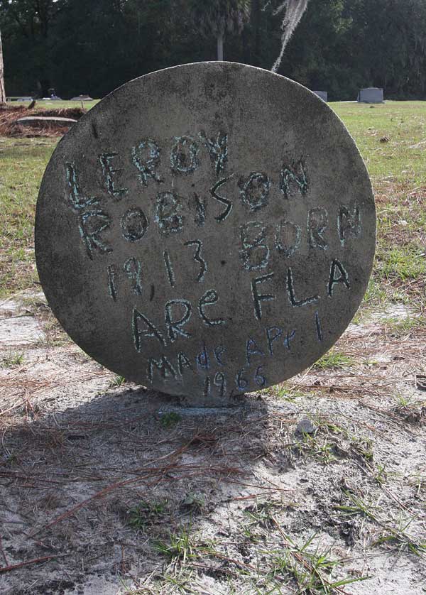 Leroy Robison Gravestone Photo