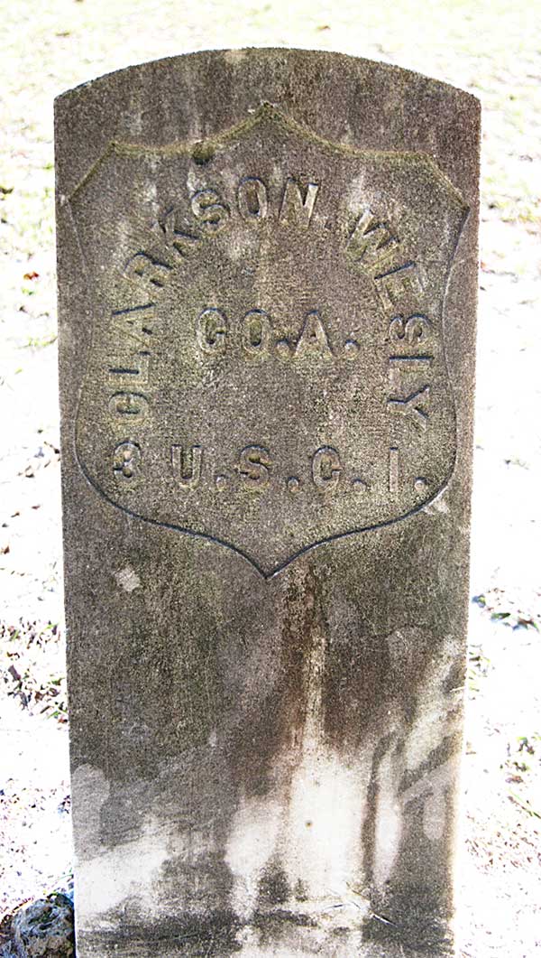 Clarkson Wesly Gravestone Photo
