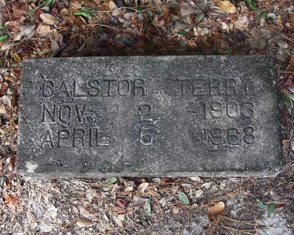 Calstor Terry Gravestone Photo