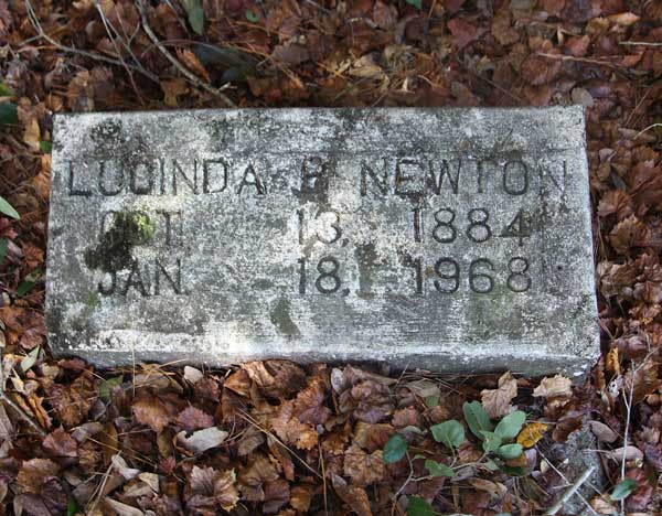 Lucinda B. Newton Gravestone Photo