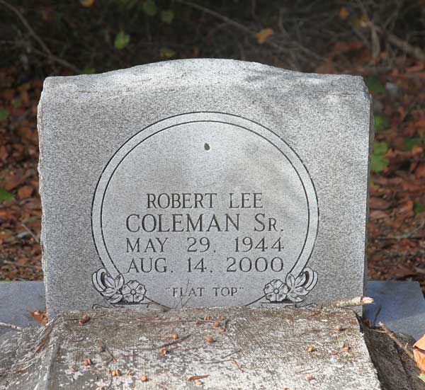Robert Lee Coleman Gravestone Photo