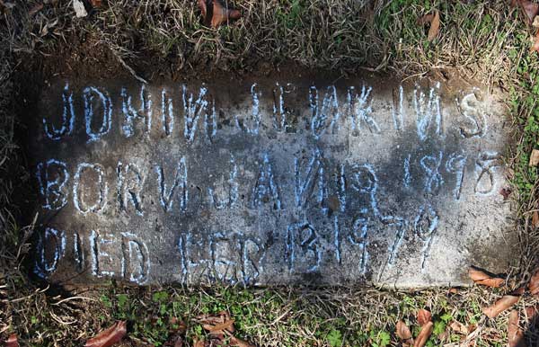 Johin Jenkins Gravestone Photo