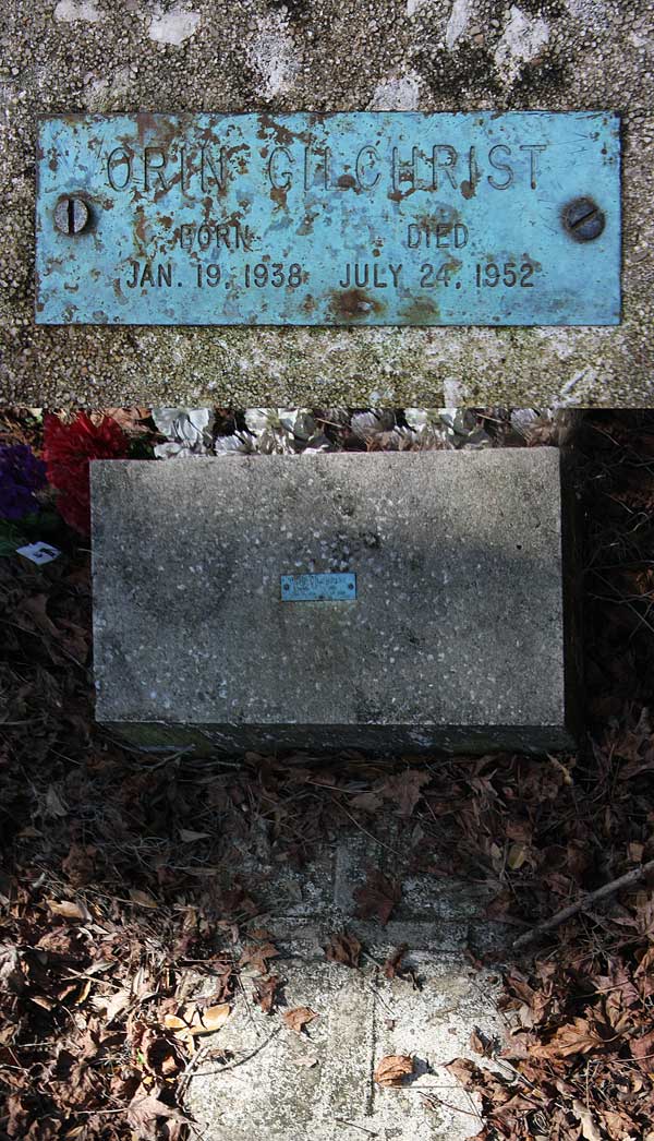 Orin Gilchrist Gravestone Photo