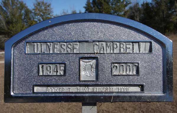 Ulyesse Campbell Gravestone Photo
