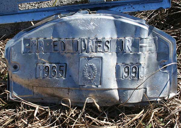 Ed Jones Gravestone Photo