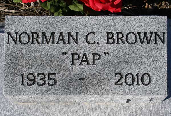 Norman C. Brown Gravestone Photo