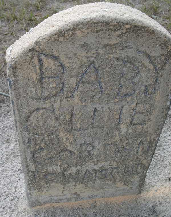 Baby Ollie Gordon Townsend Gravestone Photo