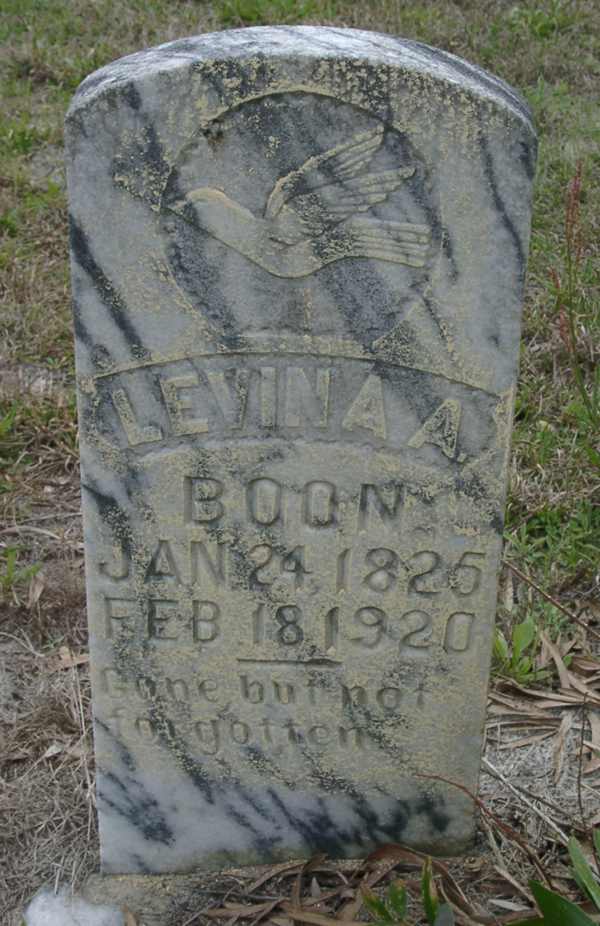 Levina A. Boon Gravestone Photo