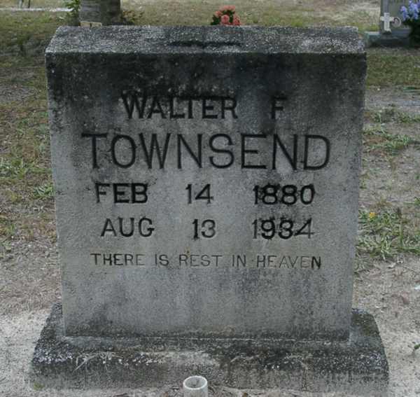 Walter F. Townsend Gravestone Photo