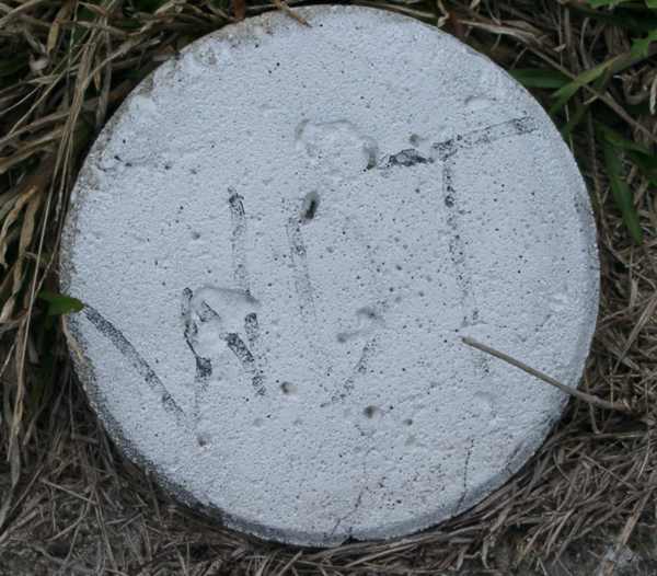 Only initians WGT Gravestone Photo