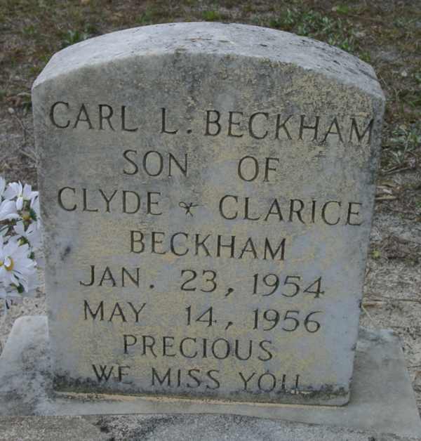 Carl L. Beckham Gravestone Photo