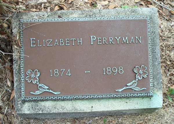 Elizabeth Perryman Gravestone Photo