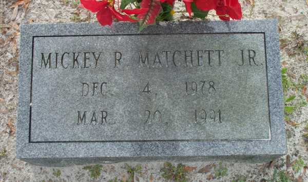 Mickey R. Matchett Gravestone Photo