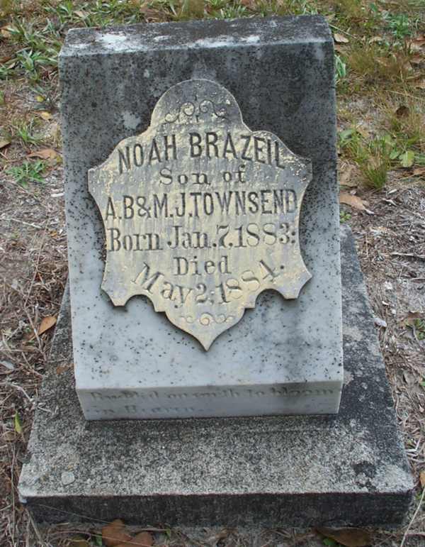 Noah Brazeil Townsend Gravestone Photo