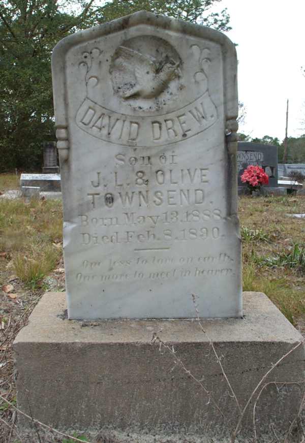 David Drew Townsend Gravestone Photo
