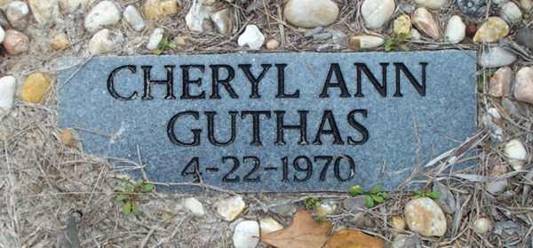 Cheryl Ann Guthas Gravestone Photo