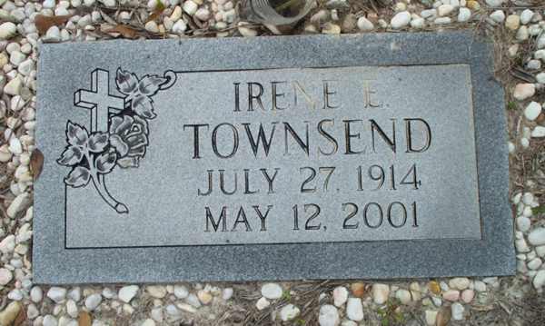 Irene E. Townsend Gravestone Photo