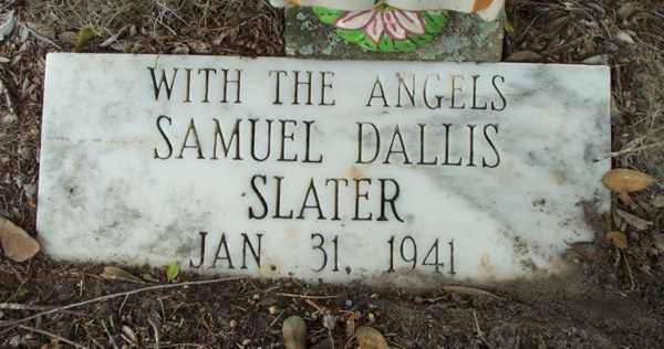 Samuel Dallis Slater Gravestone Photo