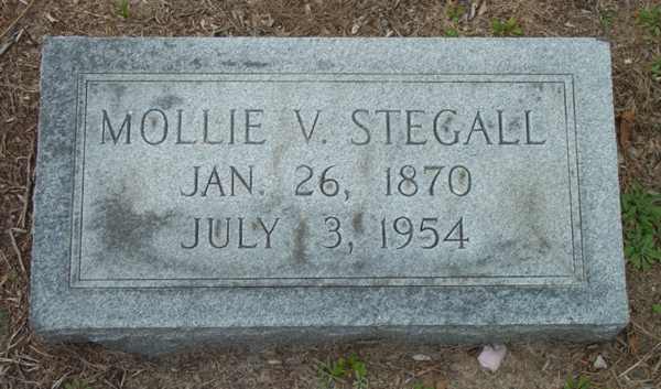 Millie V. Stegall Gravestone Photo