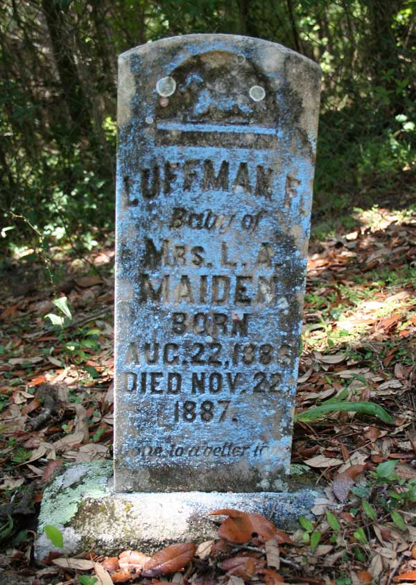 Luffman F. Maiden Gravestone Photo